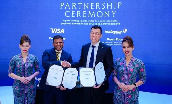 Malaysia Airlines, Visa Sign MoU to Expand Digital Payments